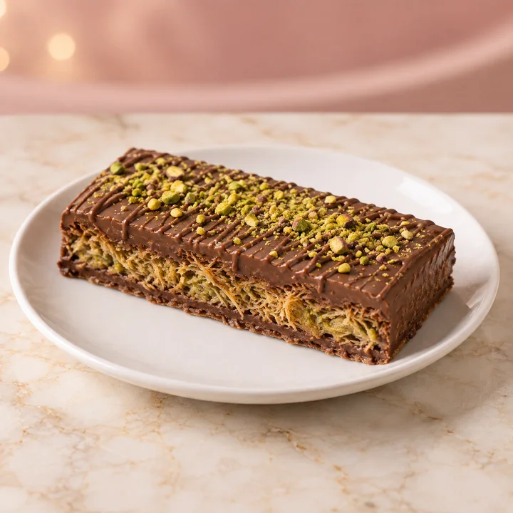 Homemade Chocolate Kunafa Bar Xl