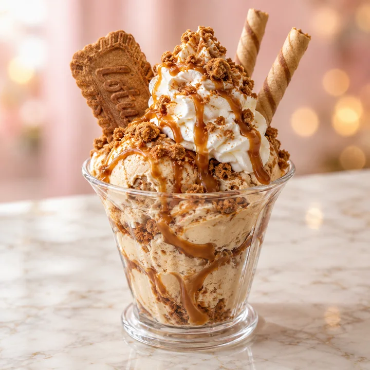 Lotus Biscoff Sundae